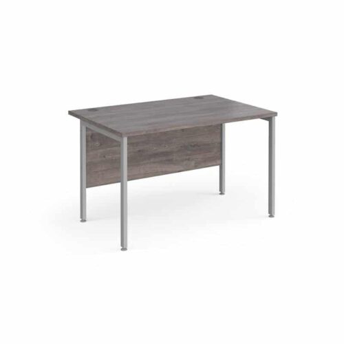 Grey Oak Straight Desk