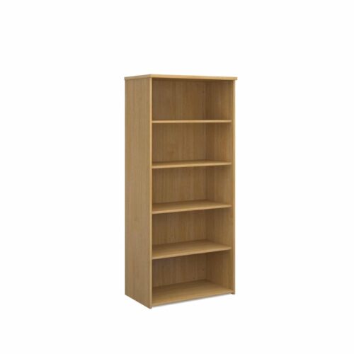 Wood Office Tall Storage Shelves 2140mm - 5 shelf - OAK
