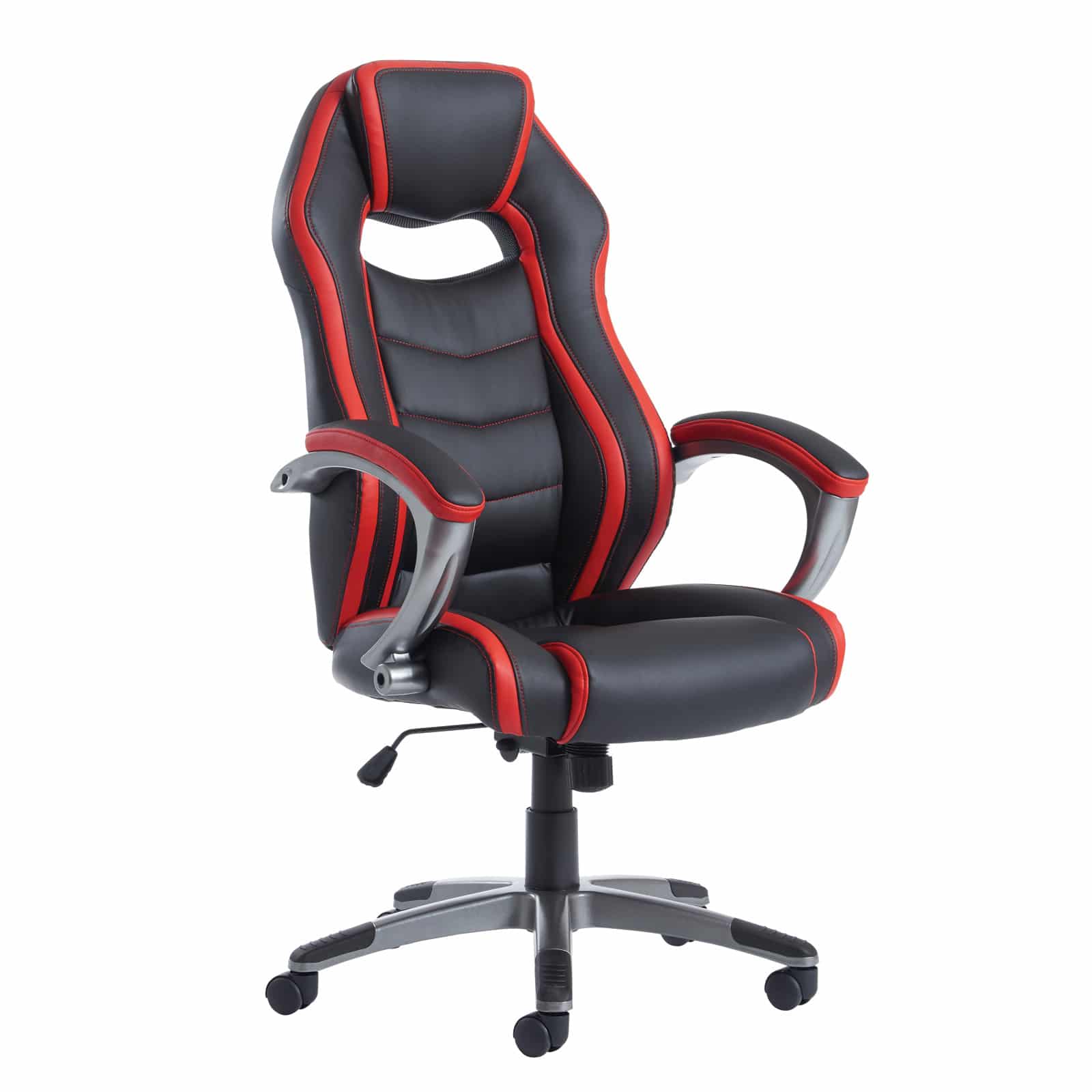 Office Elephant OE01-JEN300T1 Jensen high back executive chair black and red