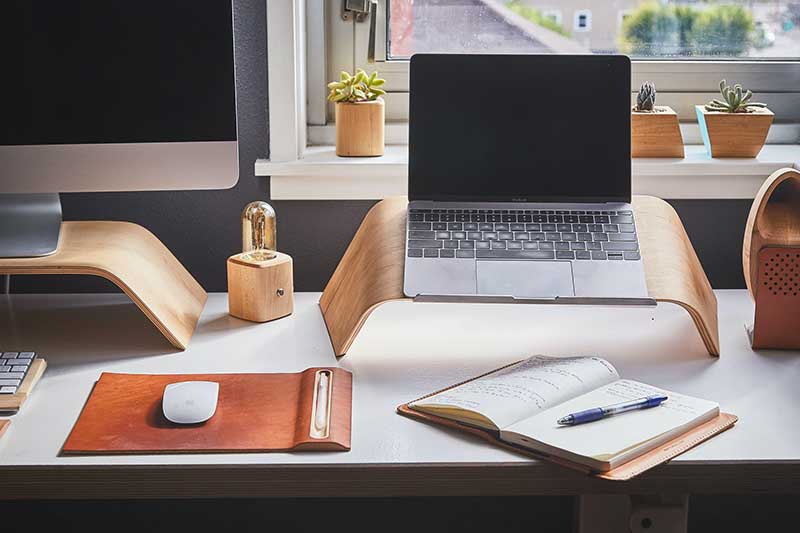 Working from home tips - Home Office Desk Organisation