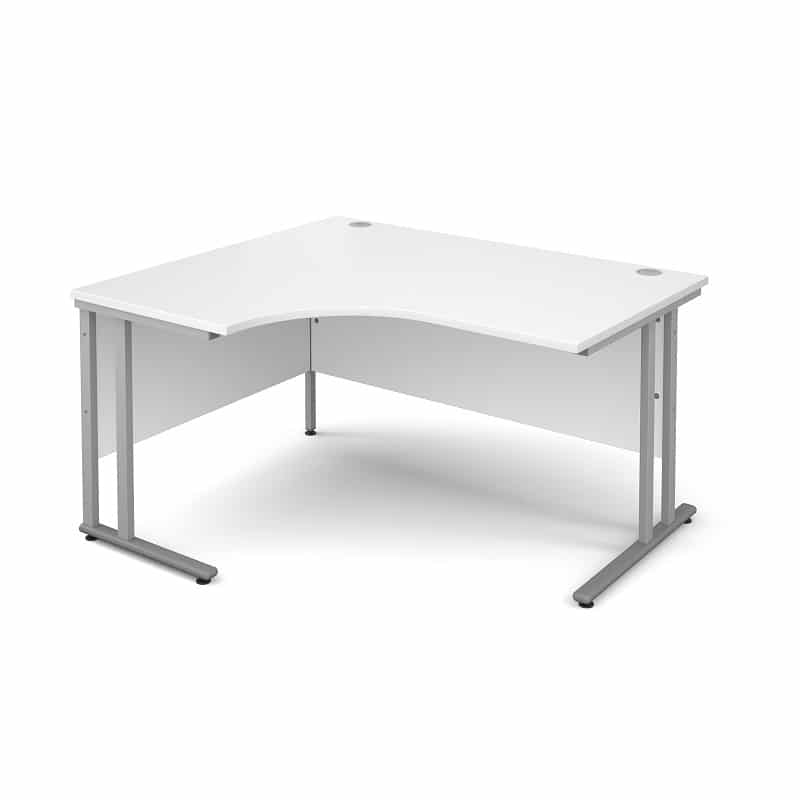 MFC Home/ Office Desk/ Table  Top 1200x 800 mm in White *Damaged Corners 
